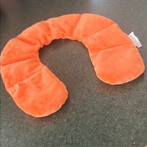 Orange Plush Neck pillow
